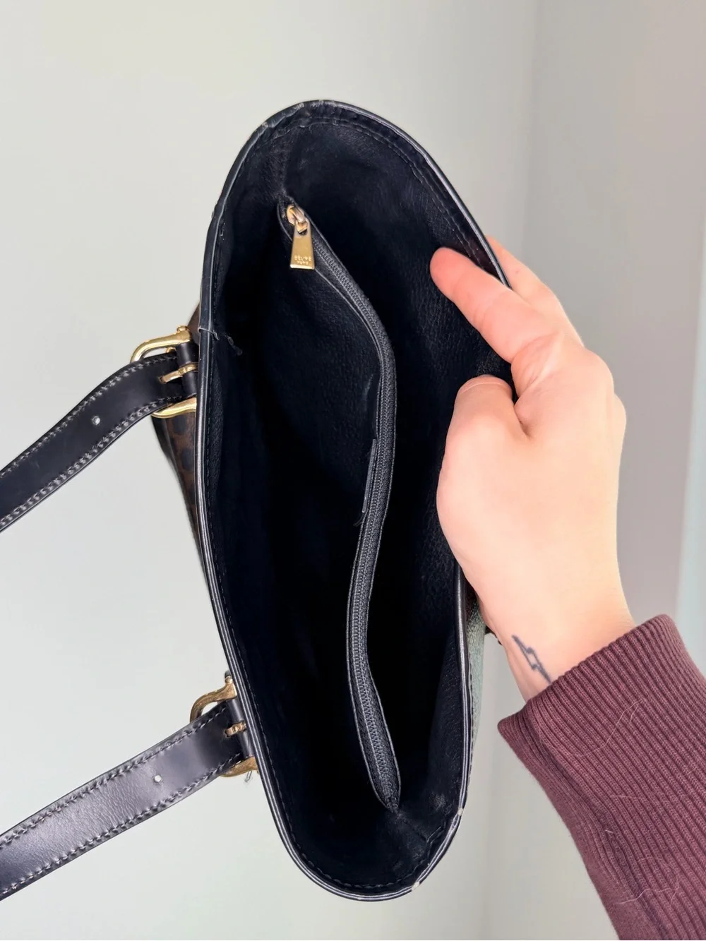 Vintage Celine Macadam Triomphe Canvas Tote